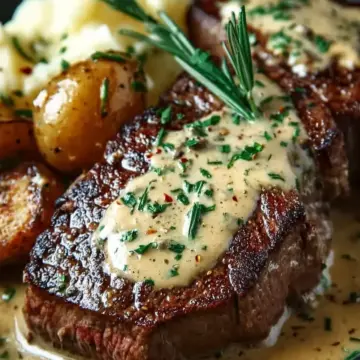 Gaelic Irish Steaks with Whiskey Cream