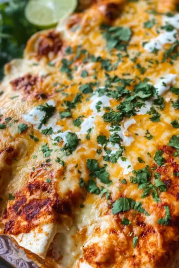 Easy Chicken Sour Cream Enchiladas