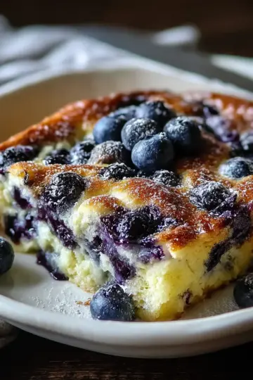 Blueberry Buttermilk Pancake Casserole