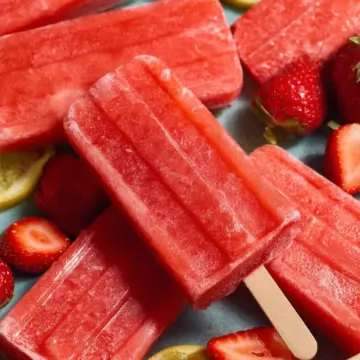 Strawberry Watermelon Popsicles