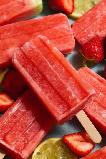 Strawberry Watermelon Popsicles