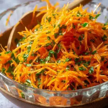 Grated Carrot Salad with Herb Dressing Recipe