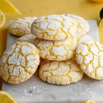 Lemon Crinkle Cookies Amazing Soft Citrus Treat