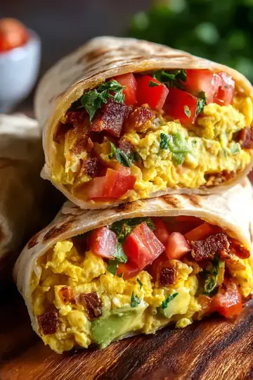 High-Protein Breakfast Burritos