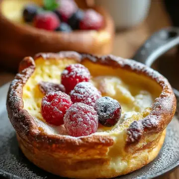 Mini Dutch Baby Pancakes