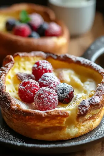 Mini Dutch Baby Pancakes