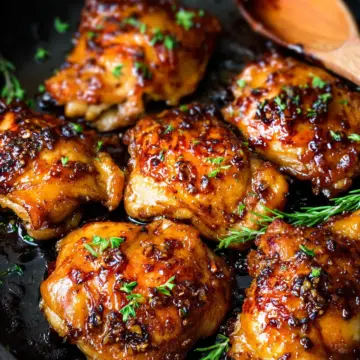 Honey Garlic Boneless Chicken Thighs