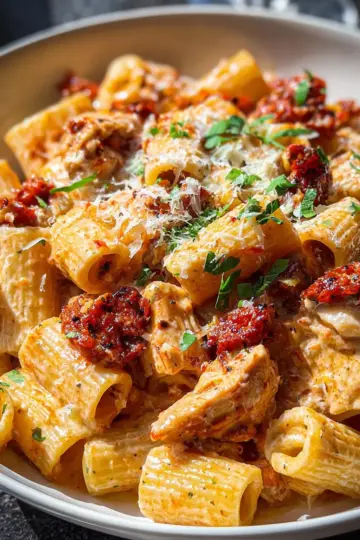 Creamy Chicken and Chorizo Pasta