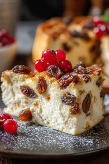 Farmer’s Cheese Cake with Raisins