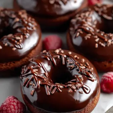 Irresistible Baked Chocolate Donuts
