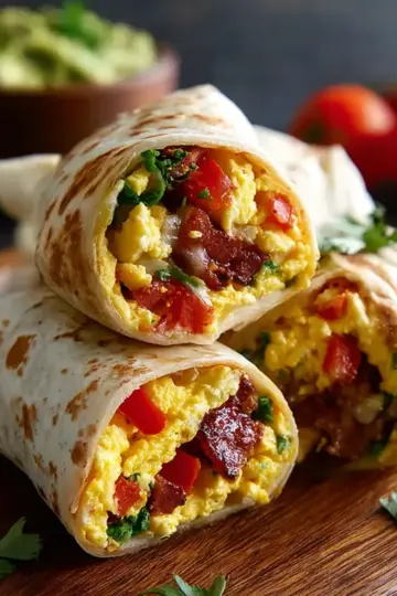 High-Protein Breakfast Burritos