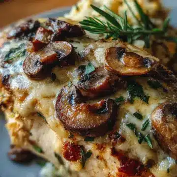 Gouda & Mushroom Stuffed Chicken