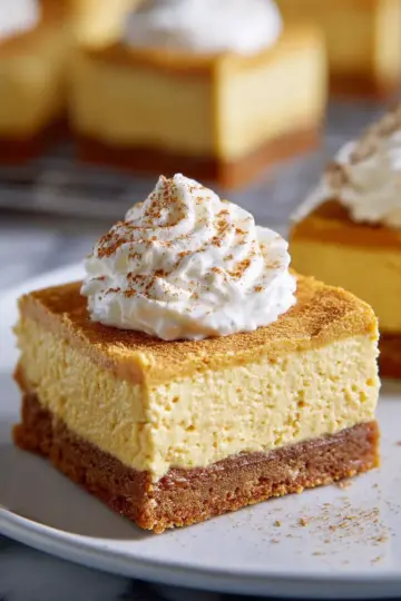 Pumpkin Cheesecake Bars Recipe