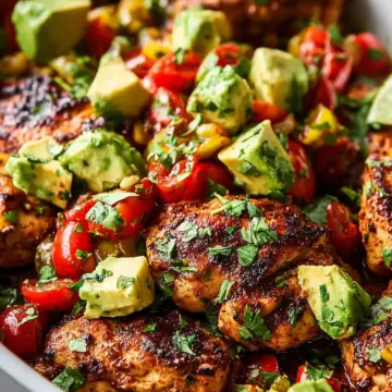 Fiesta Lime Chicken with Avocado