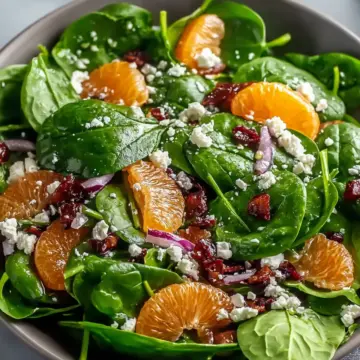 Irresistible Sweet Spinach Salad