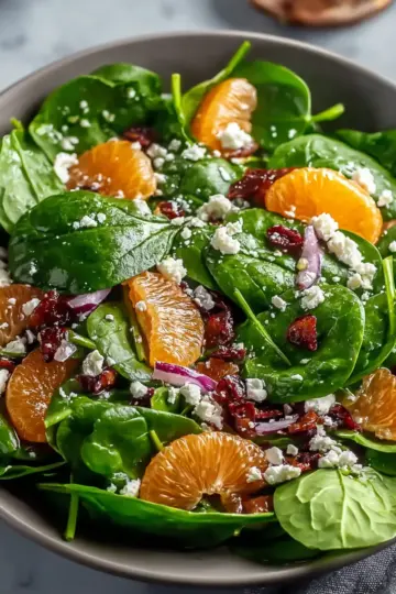Irresistible Sweet Spinach Salad