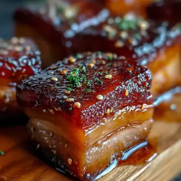 Irresistible Whiskey Brown Sugar Pork Belly