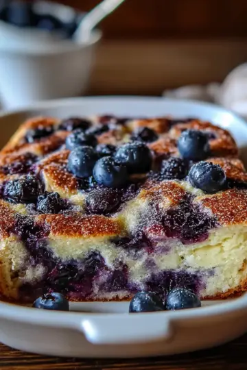 Blueberry Buttermilk Pancake Casserole