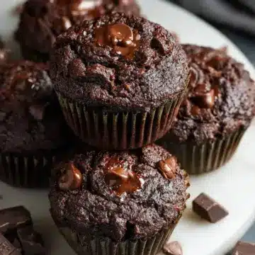 Irresistible Chocolate Zucchini Muffins
