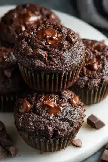 Irresistible Chocolate Zucchini Muffins
