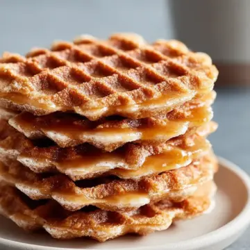 Homemade Stroopwafels with Rich Caramel Filling Recipe