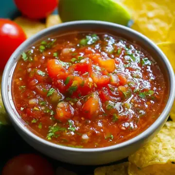 Fresh & Flavorful Basic Salsa