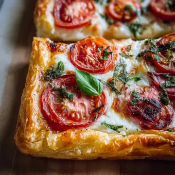 Crispy Puff Pastry Pizza