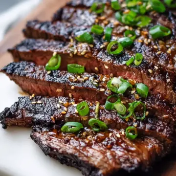 Grilled Korean Flank Steak Recipe