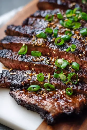 Grilled Korean Flank Steak Recipe