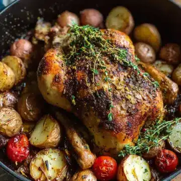 Savor Dutch Oven Chicken and Potatoes
