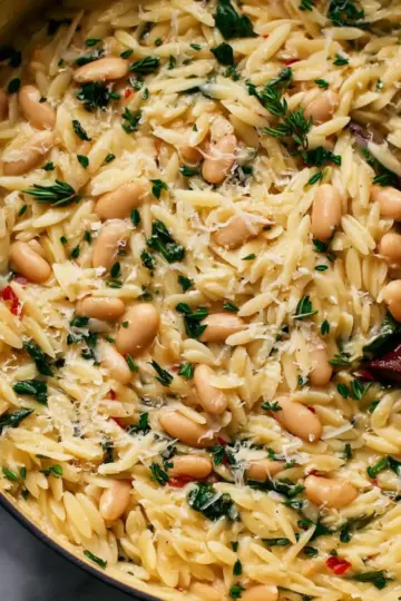 Creamy White Bean Orzo Recipe