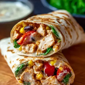 Easy Southwest Chicken Wrap