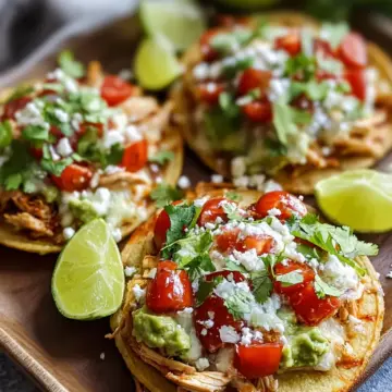 Easy Chicken Tostadas