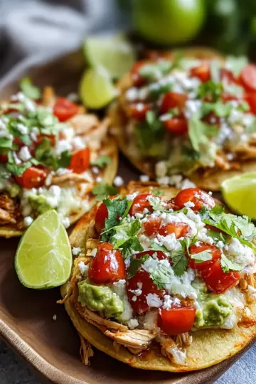 Easy Chicken Tostadas