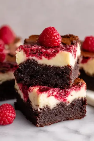 Raspberry Cheesecake Brownies Irresistible Treat