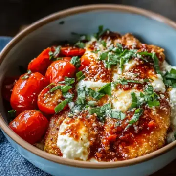 15-Minute Cottage Cheese Chicken Parm Bowl