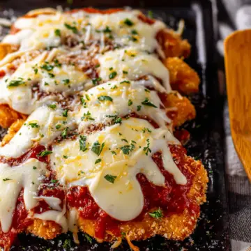 Easy Chicken Nugget Parmesan Bake