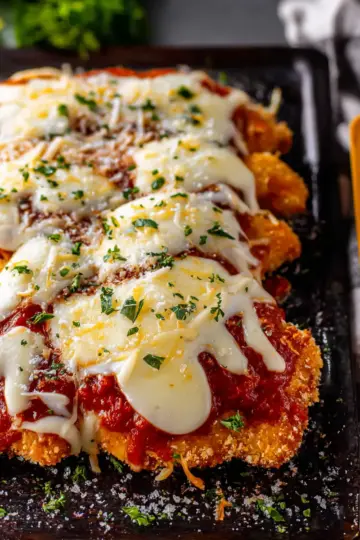Easy Chicken Nugget Parmesan Bake