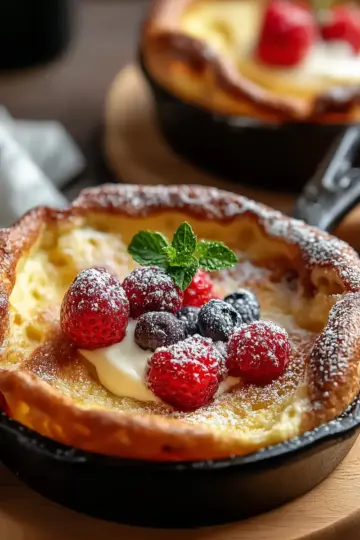 Mini Dutch Baby Pancakes