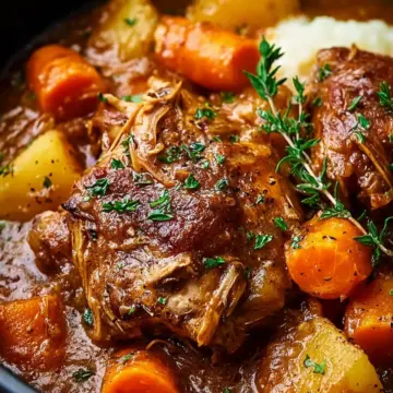 Savory Crockpot Chicken Thigh Pot Roast for Cozy Nights Recipe